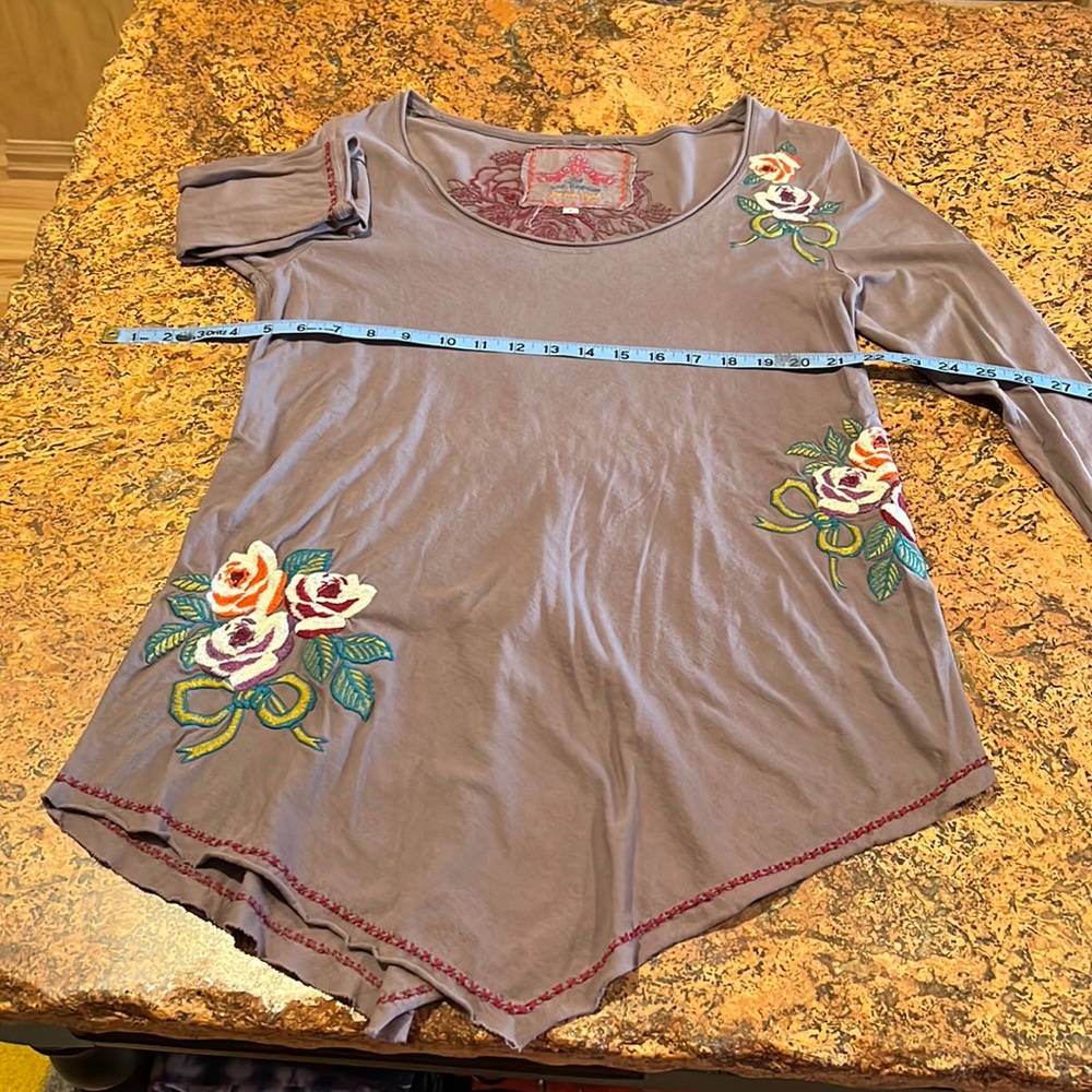 Johnny Was asymmetrical tunic size S
